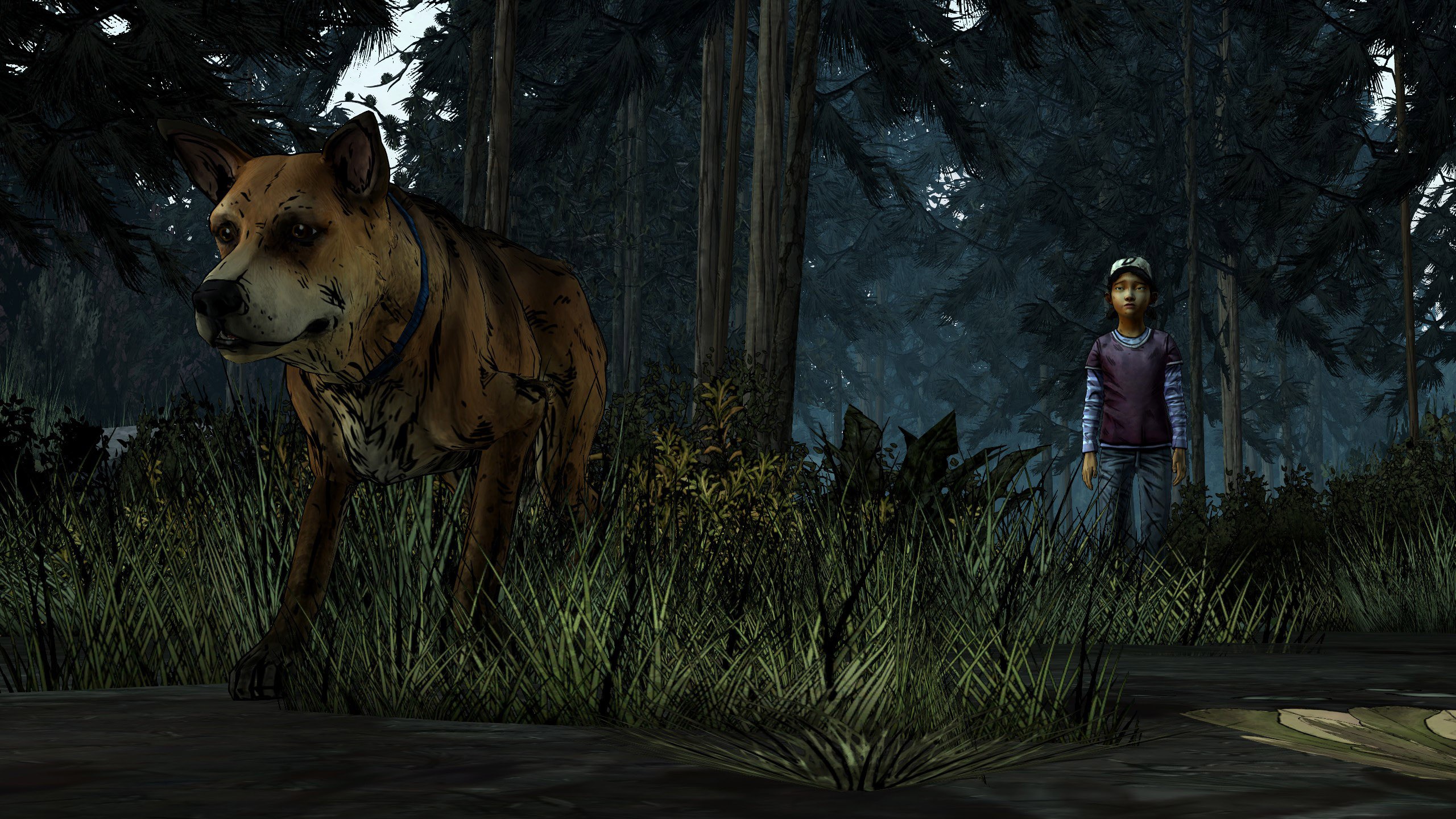 Пес + Клементина The Walking Dead Game